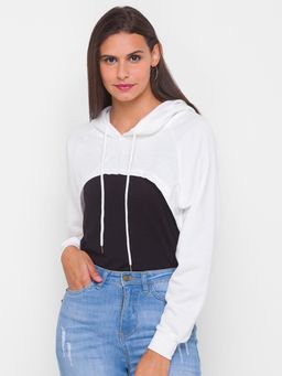 Globus - Off White Solid Sweatshirt